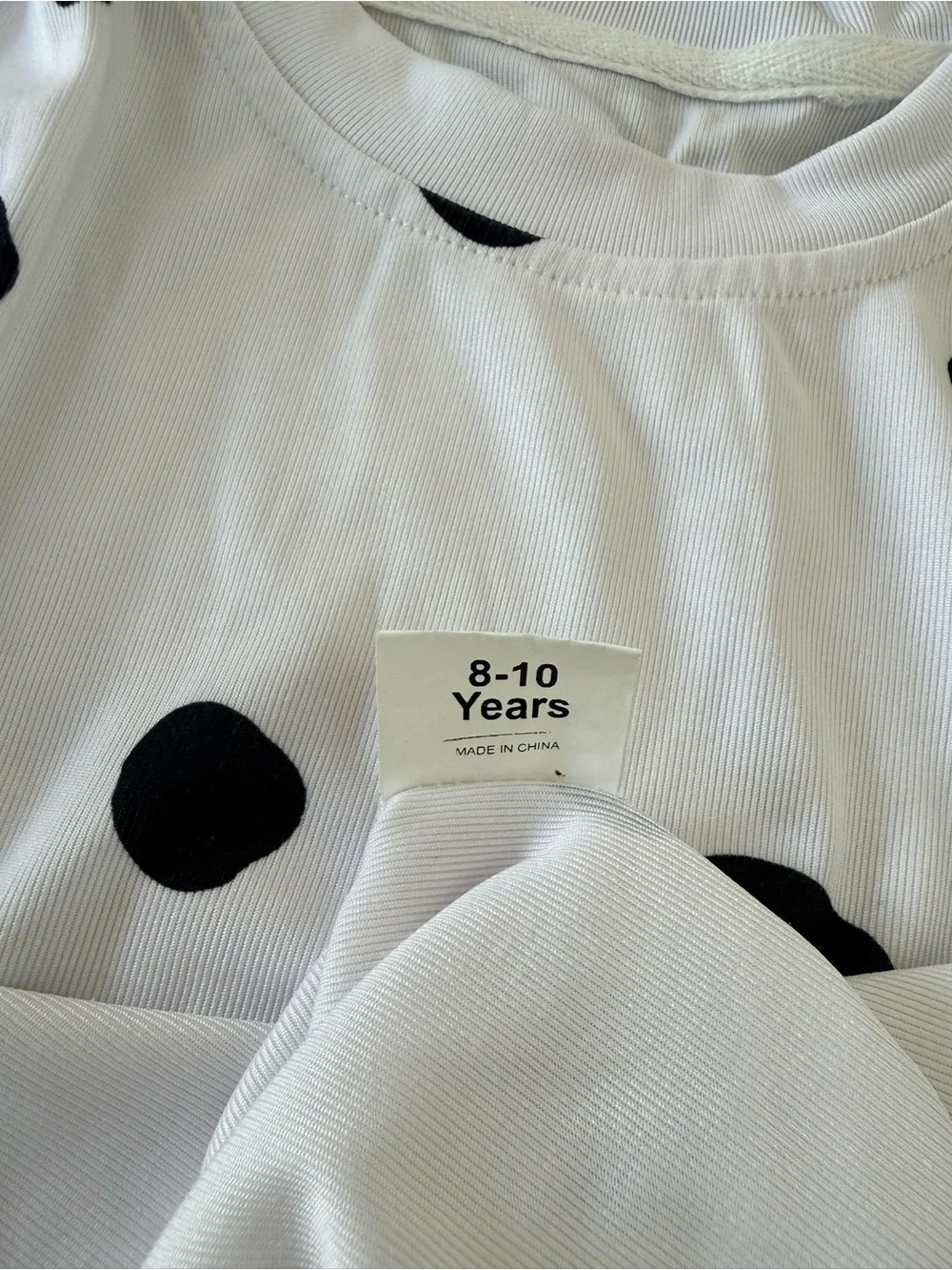 Dalmatian Spot Kids Costume Set - Black & White